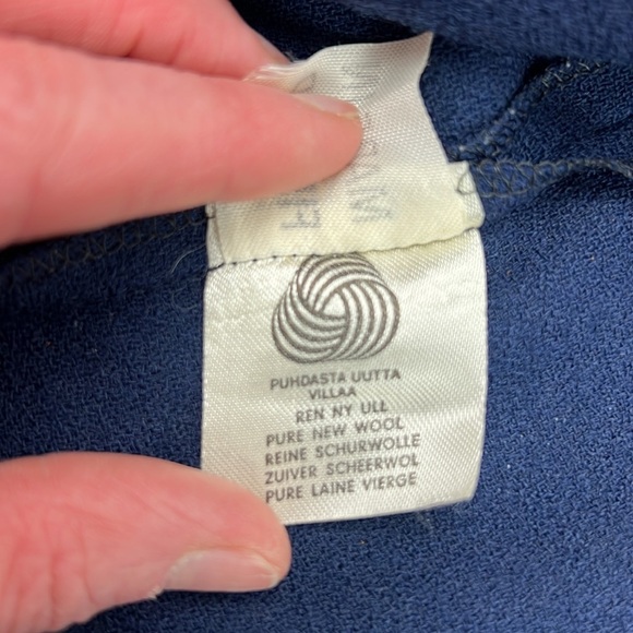 Vintage Mondi navy open blazer - Picture 5 of 9